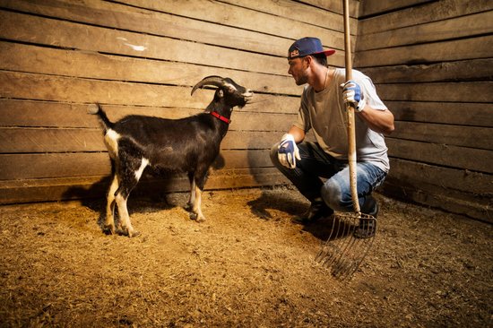 Kris Bryant prepares for the upcoming baseball season at a farm in New Orleans, LA, USA on 14 April, 2015.